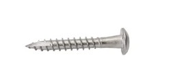 Rennekrokskrue sort 4,8x35 150 stk