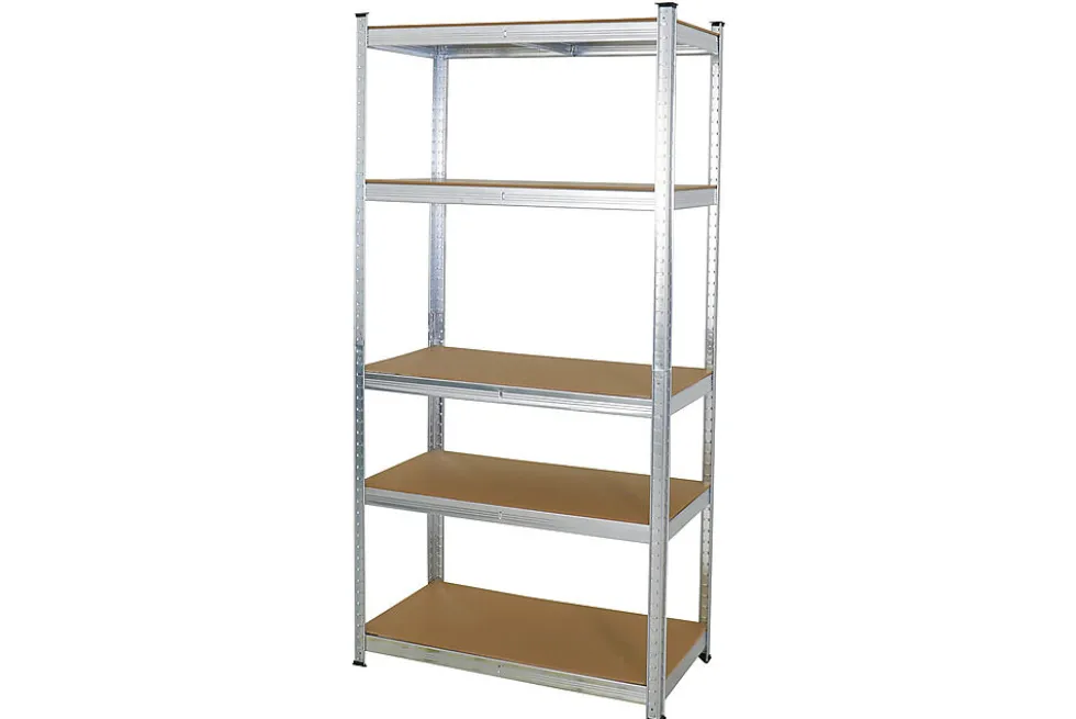 Reol Alna galvanisert 90x45x180 cm