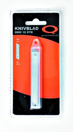Reserveblad 9 mm 10 stk