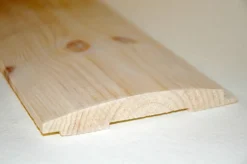 Rundtømpanel natur 28x170 mm ubehandlet furu