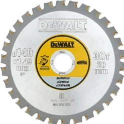 Sagblad 140x20x30t alu oppl dt1910 oppladbar dewalt