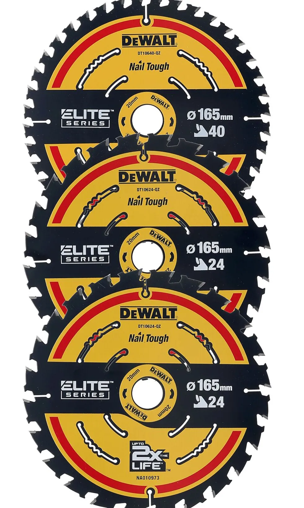 Sagblad 2x165x24t&1x165x40t dt10397
