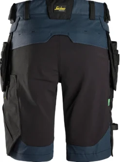 Shorts elastisk mørk blå str 46