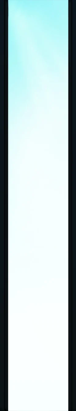 Sidefelt ytterdør S-1 Klart med glass hvit 30x200 cm