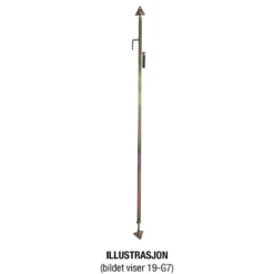 Sidestøtte type: lett g9 elz stål 195-310 cm maks 1200 kg (i 45')