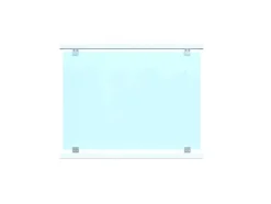 Siri 11 terrasserekkverk hvit med glass