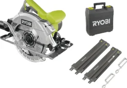 Sirkelsag 1600W 66 mm med styreskinne