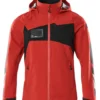 Skalljakke 18001 rød/svart 2xl vanntett