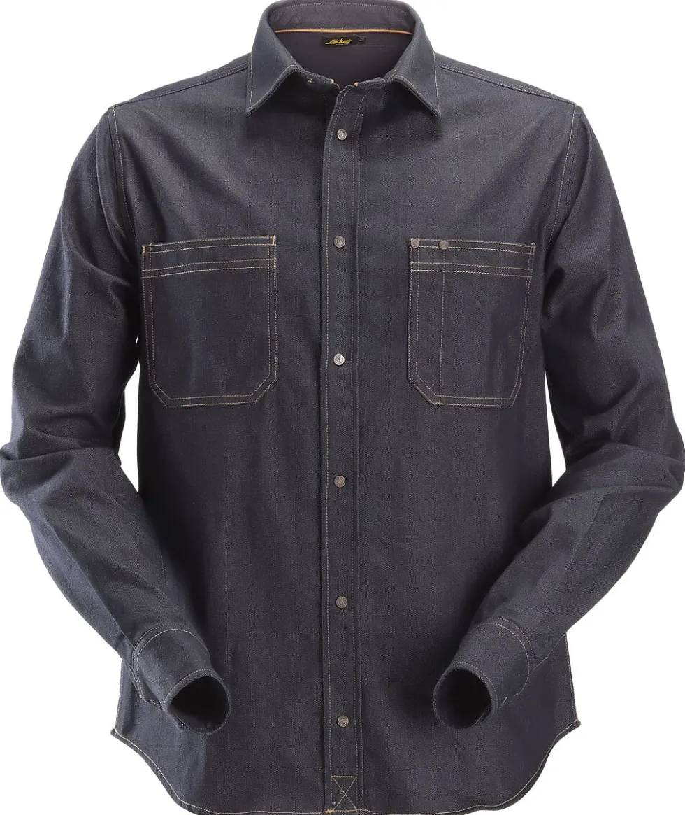 Skjorte 8555 denim m snickers workwear