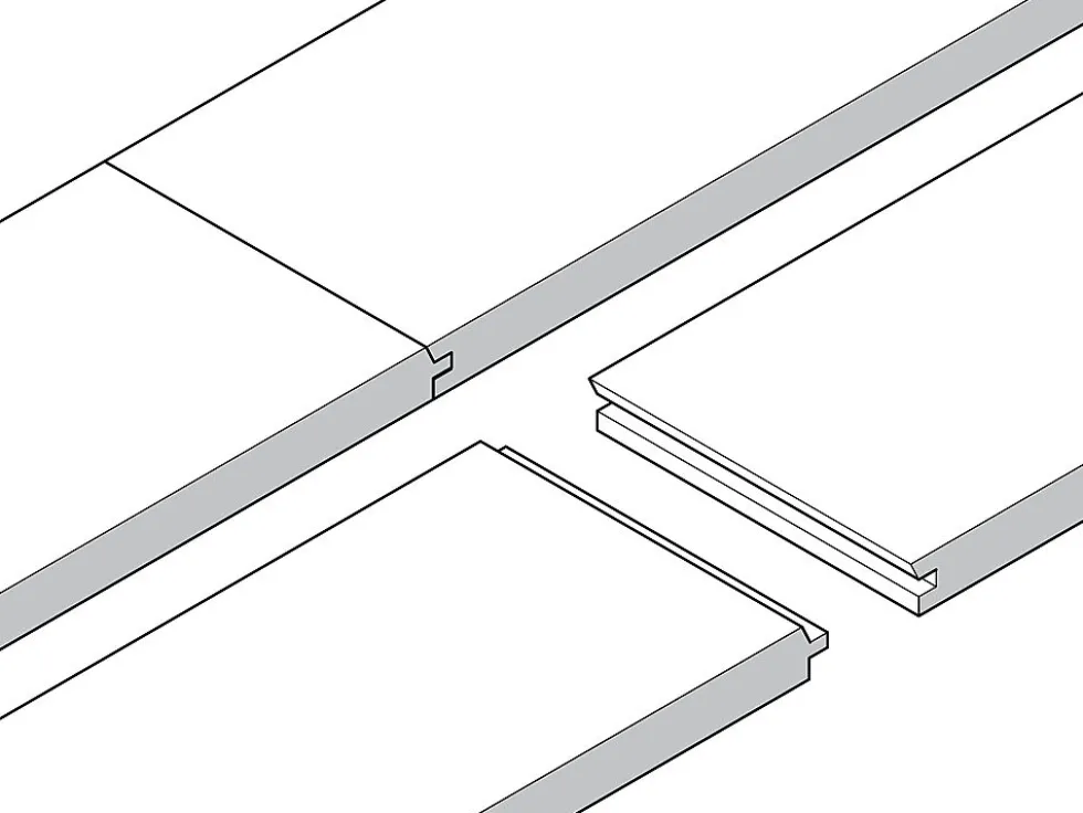 Skråkledning 19x148 mm grunnet gran