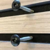 Skruer svart hodet sps panel skruer 50 stykk