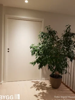 Skyvedør Sletten Kompakt hvit 90x210 cm