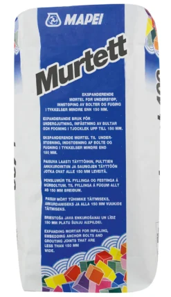 Slemmemasse hvit 25kg murtett murtett hvit 25 kg mapei as