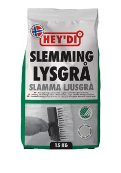 Slemming lysgrå 15 kg