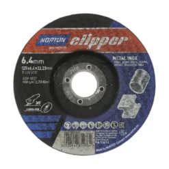 Slipeskive i stål 125x6,4x22 clipper