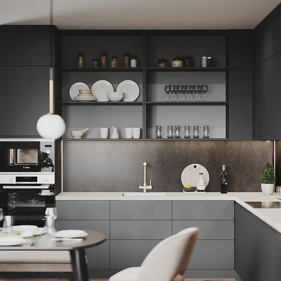 Smartpanel Kitchen L-Profil aluminium