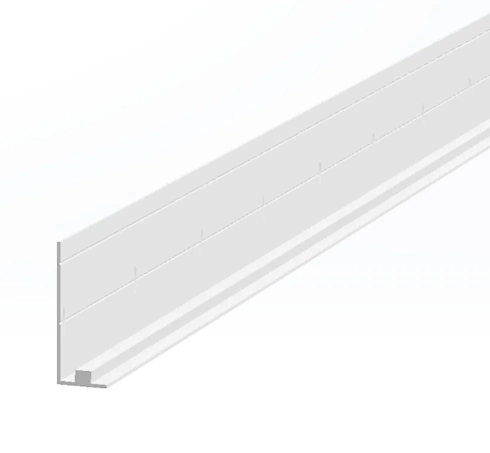 Smartpanel Wetwall Sokkellist hvit