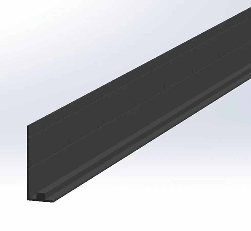 Smartpanel Wetwall Sokkellist sort