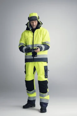 Snickers vinterjakke 1138 core highvis str S gul klasse 6