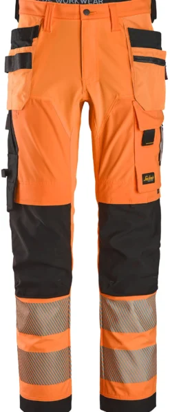 Snickers Workwear Arbeidsbukse 6232 Oransje/Sort KL2 58