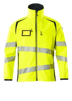 Softshelljakke 19002 gul/marine 2xl eniso 20471 klasse 2