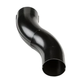 Sokkelbend sort 75 mm ST