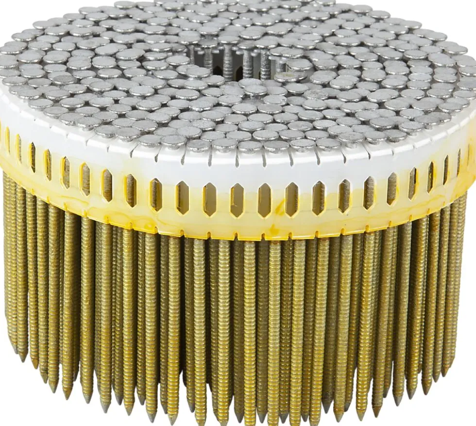 Spiker coil 0-gr 2,5x75 fzv -975 plastbåndet 0-grader varmforsinket