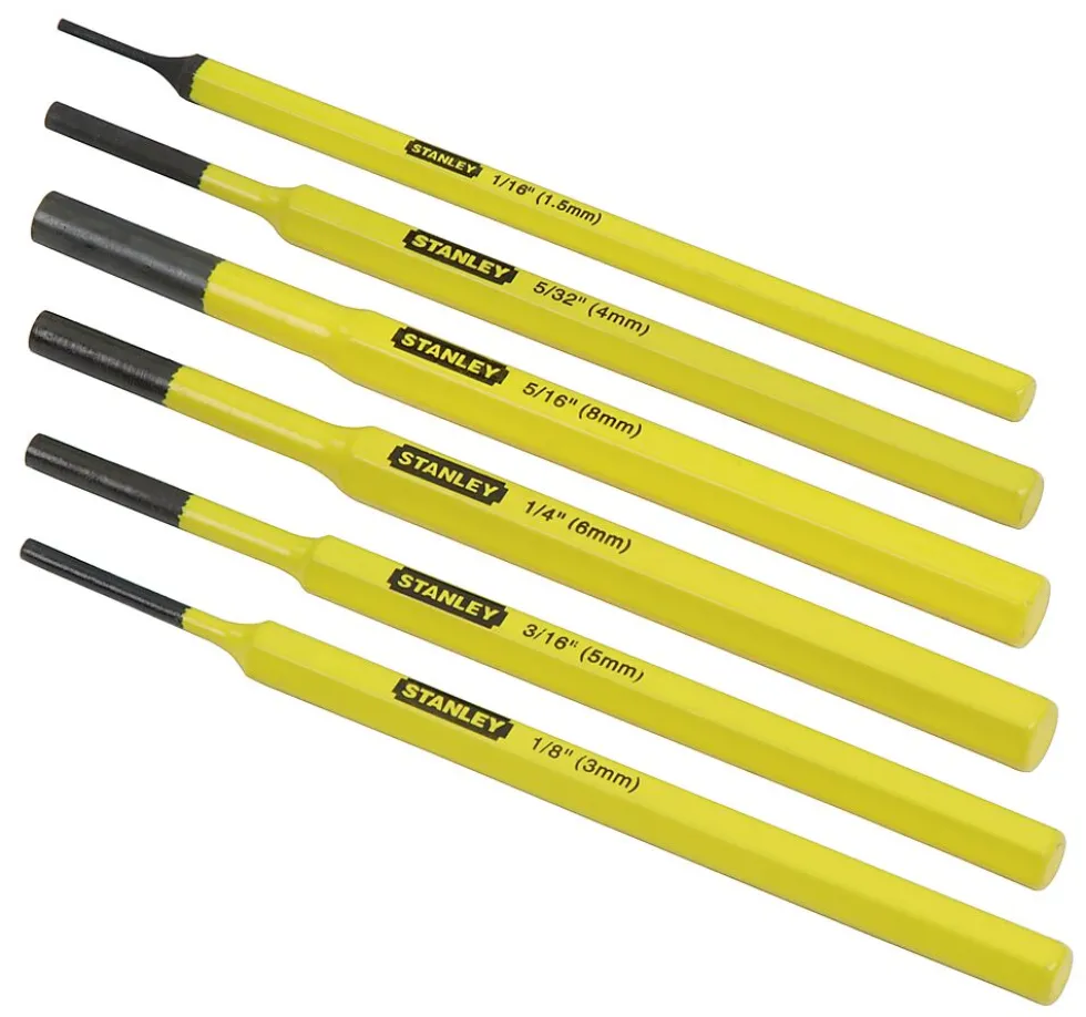 Spikerdorsett 6 deler 4-18-226 str. 1,5-3-4-5-6-8 mm