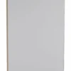Sponplate not/fjær og v-fuge 12x620x2390 mm hvit strie