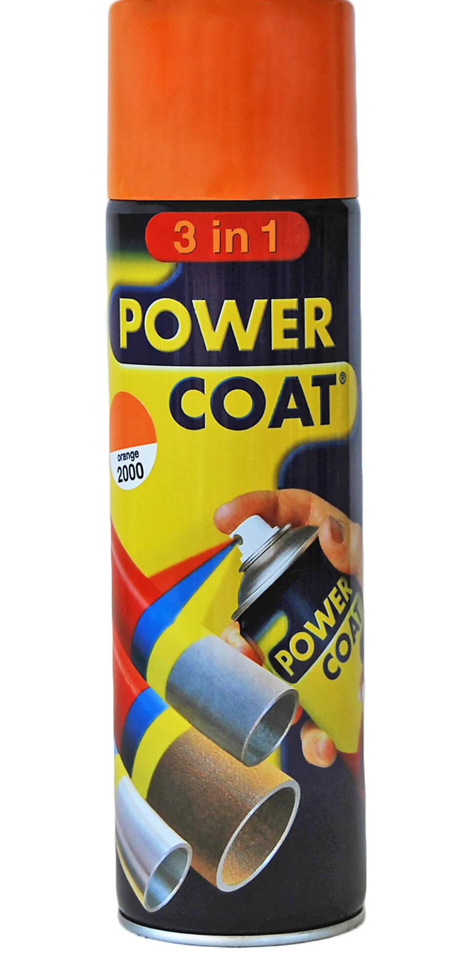 Spraymaling powcoat 3in1 2000 gulorange