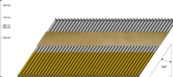 Stavspiker 34gr 31/90 vgkccfh a500 mft varmgalv kammet full hode