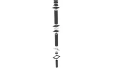 Stålpipe flatt tak Ø150 3,5 meter