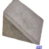 St.mur mini glat grå skrå avsl/ende