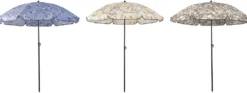 Strandparasoll ø160cm assortert