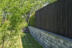 Støttemur kombimur grå