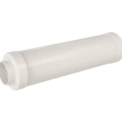 Støydemper utblås ø 85x280 mm f/ sentralstøvsuger