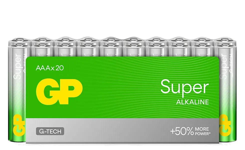 Super Alkaline batteri LR03/AAA 20 pk