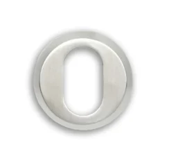 Sylinderskilt 41 13mm utv 316 sb børstet rustfritt stål