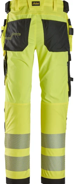 Synlighetsbukse gul/sort KL2 str 46