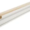 Tak-/ brystningslist furu hvit bomull 28x45 mm NCS S0502Y