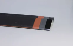 Takfotbeslag tsp pural sort 90 mm