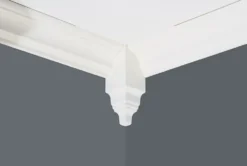 Takkloss utvendig 33x33x120 mm hvitmalt A4 stk