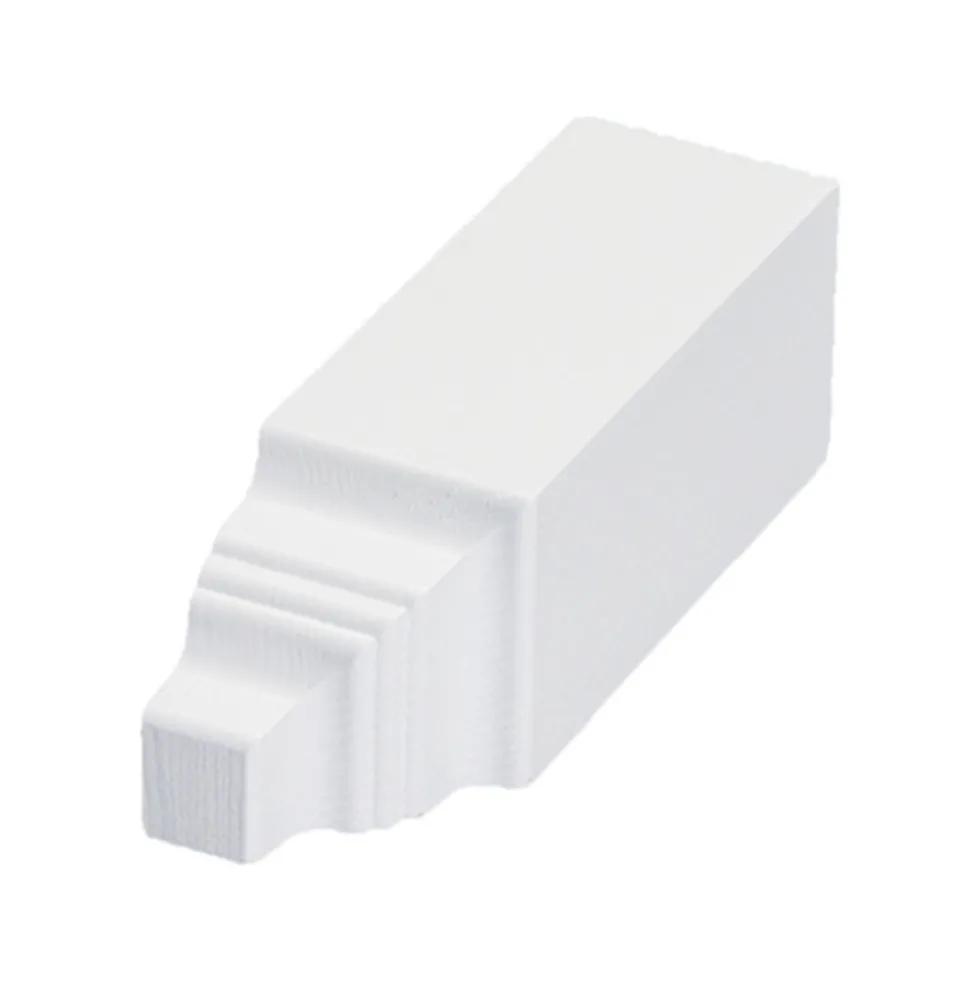 Takkloss utvendig 33x33x120 mm hvitmalt A4 stk