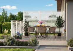 Terrassevegg i moderne spiledesign 118x176,5 cm