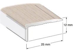 Terskellist fix nr 84 -1 meter hvitkalket eikfolie 1000x25x12
