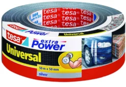 tesa lerretstape 50 mmx50 m sølv
