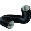 Tilluftsslange sort Ø100 mm 1 m