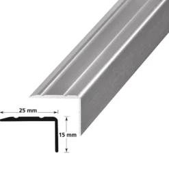 Trappenese nr 9 sølv blank 1,5 meter