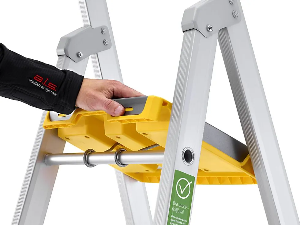 Trapp proff 55PN eloksert aluminium 3-trinn 0,70 meter