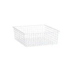 Trådkurv for uttrekksramme 60x40x18 cm hvit